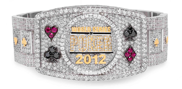 World Series of Poker 2012 Bracelet with diamonds
